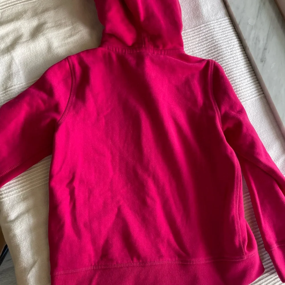 Ralph Lauren Pink Hooded Zip-Up Sweatshirt for Kids